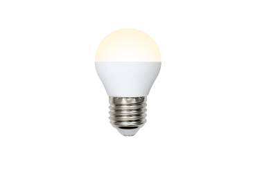 Лампа светодиодная Volpe LED-G45-6W/WW/3000К/E27/FR/O шар мат 