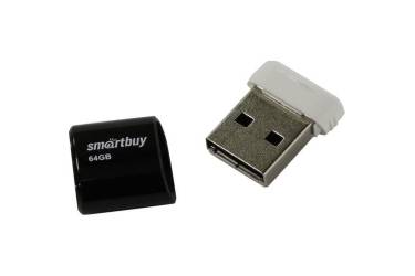 USB флэш-накопитель 64GB SmartBuy LARA черный USB2.0