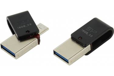USB флэш-накопитель 16GB Silicon Power Mobile X31 серебристый USB3.0 OTG