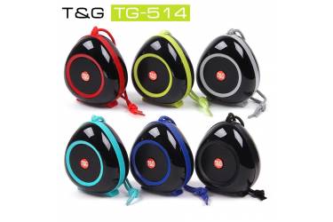 Беспроводная (bluetooth) акустика Portable TG514 Черный + зеленый