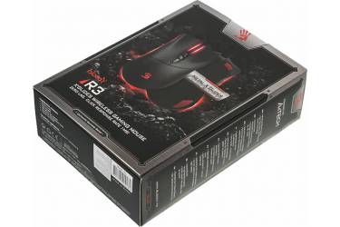 Мышь A4 Bloody R3 черный оптическая (3200dpi) беспроводная USB2.0 игровая (7but) (плохая упаковка)