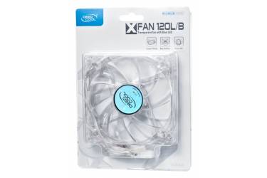 Вентилятор Deepcool XFAN 120L/B 120x120x25mm 3-pin 4-pin (Molex)26dB 118gr LED Ret