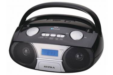 Аудиомагнитола Supra BB-45MUSB черный 3Вт/MP3/FM(dig)/USB/BT/SD