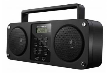 Аудиомагнитола Supra BB-M102UB черный 6Вт/MP3/FM(dig)/USB/BT