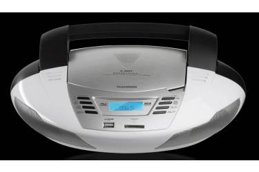 Аудиомагнитола Telefunken TF-CSRP3480 белый 6Вт/CD/CDRW/MP3/FM(dig)/USB/BT