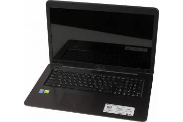Ноутбук Asus X756UV-TY043T Core i5 6200U/4Gb/1Tb/DVD-RW/nVidia GeForce 920MX 2Gb/17.3"/HD+ (1600x900)/Windows 10 64/dk.brown/WiFi/BT/Cam