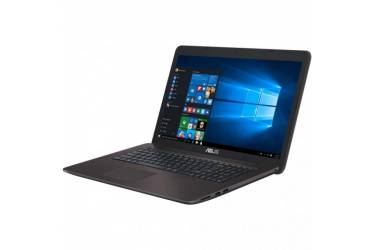 Ноутбук Asus X756UV-TY077T Core i3 6100U/4Gb/500Gb/DVD-RW/nVidia GeForce 920MX 2Gb/17.3"/HD+ (1600x900)/Windows 10/dk.brown/WiFi/BT/Cam