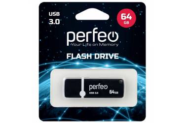 USB флэш-накопитель 64GB Perfeo C08 черный USB3.0