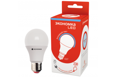 Лампа светодиодная ЭКО_Экономка _А60_25W/6500K_E27 _Стандарт