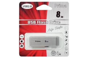 USB флэш-накопитель 8GB Prima RD-04 серебристый USB2.0