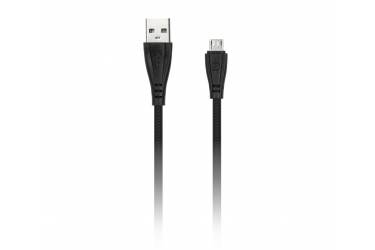 Кабель USB Smartbuy Apple 8 pin кабель в резин. оплетке Gear, 1 м., <2А, черный