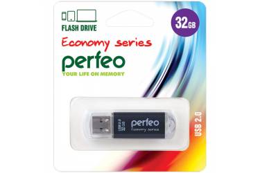 USB флэш-накопитель 32GB Perfeo E01 Black economy series USB2.0