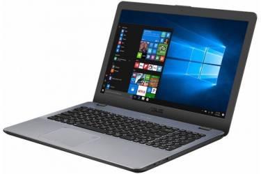 Ноутбук Asus VivoBook X542UQ-DM202T Core i3 7100U/8Gb/1Tb/SSD128Gb/nVidia GeForce 940MX 2Gb/15.6"/FHD (1920x1080)/Windows 10/dk.grey/WiFi/BT/Cam