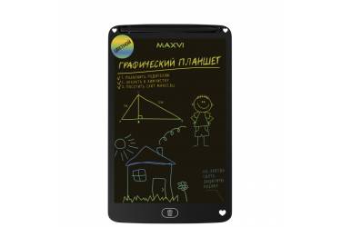 Планшет LCD  для заметок и рисования Maxvi MGT-02C black