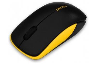 Компьютерная мышь Perfeo Wireless Assorty USB черно-желтая