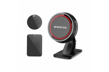 Автодержатель Borofone BH13 Journey series center console in-car holder Black/Red