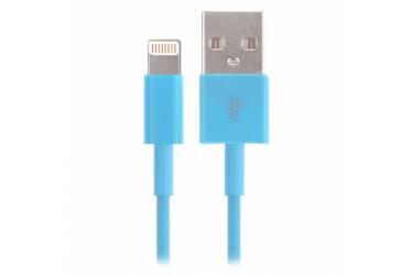 Кабель USB Smartbuy Apple 8 pin нейлон, 1 м, 2А, синий, мет. нак