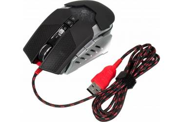 Мышь A4 Bloody TL50 Terminator черный/серый лазерная (8200dpi) USB2.0 игровая (9but)