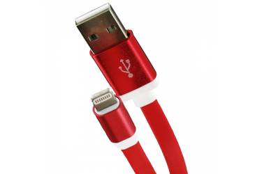 Кабель USB Krutoff Lightning U2-120i Strong (1,2m) красный
