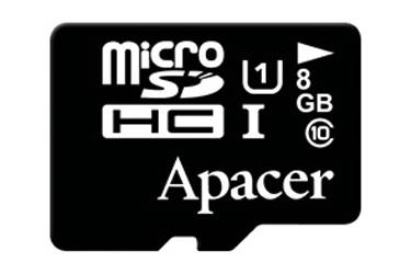 Карта памяти MicroSDHC Apacer 8GB Class 10 UHS-I