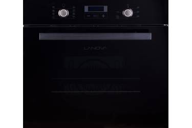 Духовой шкаф Электрический Lanova VGA 4008 BO черное стекло 70л 60*60*55см 8пр гриль вертел конвекция дисплей