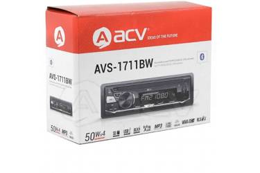 Автомагнитола ACV AVS-1711BW 1DIN 4x45Вт