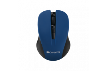 mouse CANYON Mouse CNE-CMSW1 Wireless, Optical 800/1000/1200 dpi, 4 btn, USB, Blue