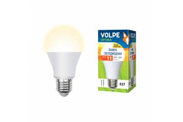 Лампа светодиодная Volpe LED-A60-11W/WW/3000/E27/FR/O станд мат 