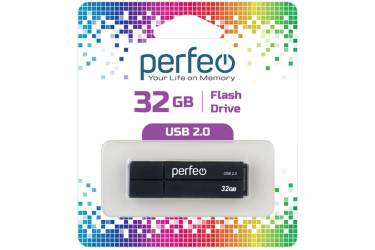 USB флэш-накопитель 32GB Perfeo C01G2 черный USB2.0