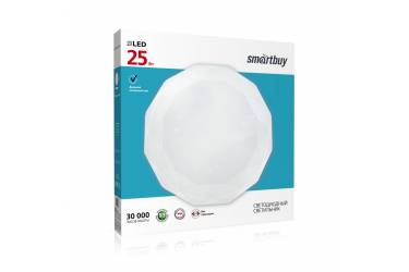 Светодиодный потолочный светильник (LED) Smartbuy-25W _1500лм_370*60мм_ Diamond
