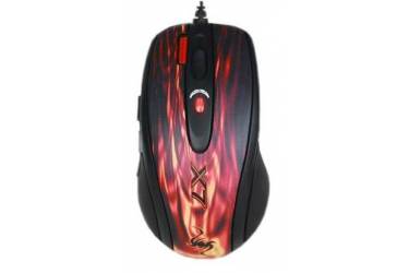 mouse A4-Tech XL-750BK красный/черный , USB