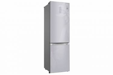 Холодильник LG GA-B499TGDF светло-серый/рисунок (двухкамерный)