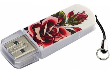 USB флэш-накопитель 16Gb Verbatim Mini Tattoo Edition роза USB2.0