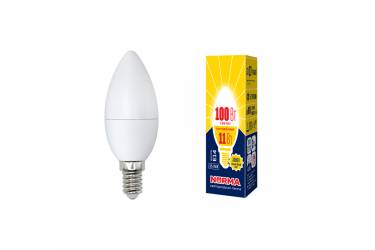 Лампа светодиодная Uniel Norma LED-C37-11W/WW/E14/FR/NR 3000K свеча