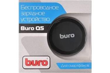 Беспроводное ЗУ Buro Q5 1A универсальное кабель microUSB черный