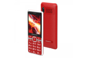Мобильный телефон Maxvi M5 red