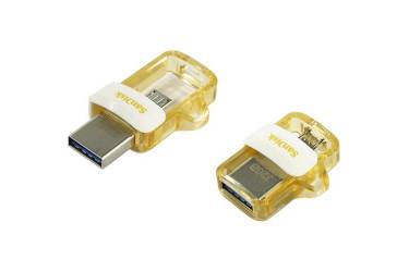 USB флэш-накопитель 32GB SanDisk Ultra Android Dual Drive OTG USB 3.0 White-Gold