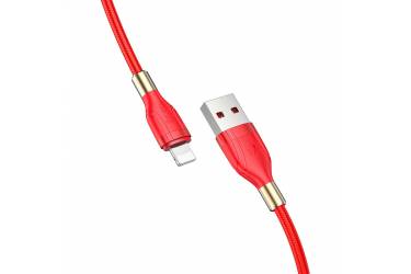 Кабель USB Hoco U92 Gold collar charging data cable for Lightning Red