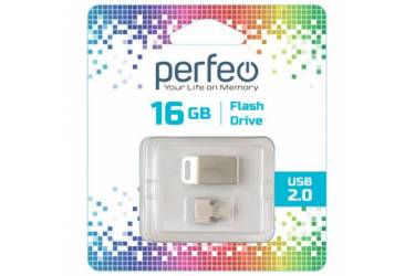 USB флэш-накопитель 16GB Perfeo M05 Metal Series + OTG reader USB 2.0