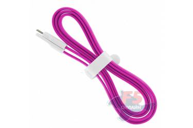 Кабель USB Krutoff для iPhone 5/5C/5S с магнитом (1m) фиолетовый в коробке