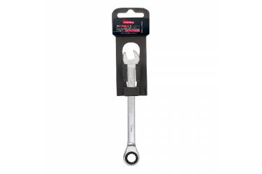 Ключ комбинированный с трещоткой на 10 мм, хромированный, 40X, Smartbuy tools/300