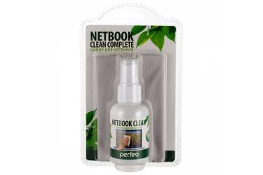 Чистящий набор Perfeo: спрей "Netbook Clean" 50мл. + "Microfiber Slim" 18х18см