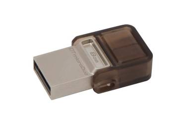 USB флэш-накопитель 8GB Kingston DataTraveler серый USB2.0 OTG