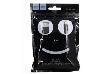 Кабель USB Hoco X13i Easy charged Lightning (черный)