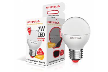 Лампа светодиодная SUPRA_PR_G45-07W/3000/E27 _шар