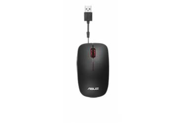Мышь Asus UT300 черный оптическая (1000dpi) USB2.0 для ноутбука (2but)