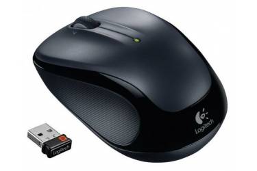 Мышь Logitech M325 темно-серый/черный оптическая (1000dpi) беспроводная USB1.1 для ноутбука (2but)
