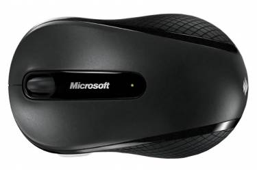 Мышь Microsoft 4000 черный оптическая (1000dpi) беспроводная USB2.0 для ноутбука (3but)