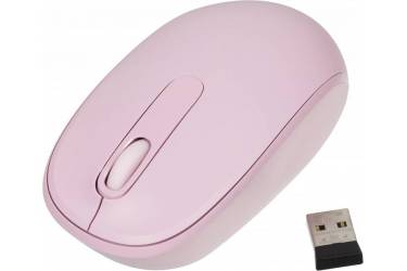 Мышь Microsoft Mobile Mouse 1850 розовый оптическая (1000dpi) беспроводная USB для ноутбука (2but)