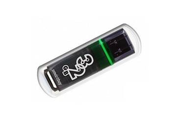 USB флэш-накопитель 32GB SmartBuy Glossy series темно-серый USB3.0
